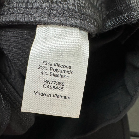 J.Crew Mercantile Womens Skinny Pants Black Pull On Mid Rise Stretch Pockets 8 - Picture 7 of 10